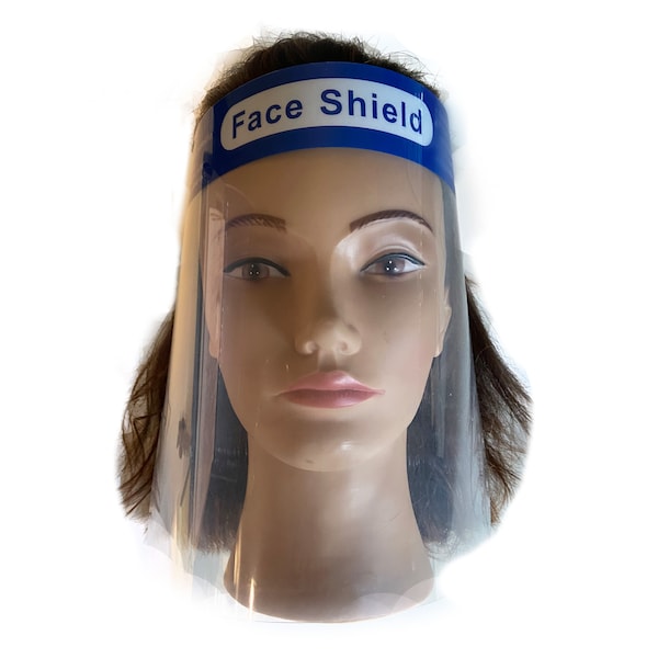 Plastic Face Shield, PK100